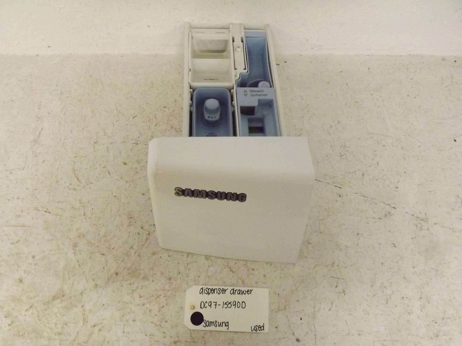 Samsung Washer DC97-15590D Dispenser Drawer Used Samsung Washer DC97-15590D Dispenser Drawer Used